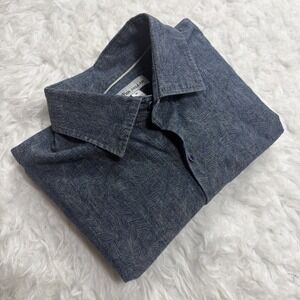 Peter Millar Makai Golf Club Shirt Mens Medium Short Sleeve Button Floral Aloha